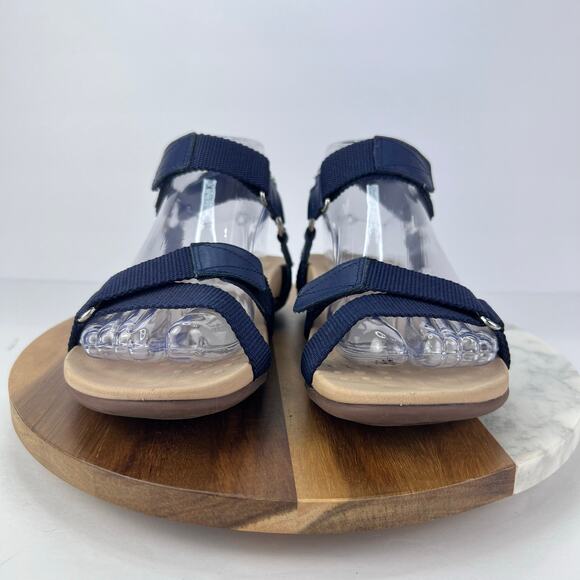 VIONIC 5 Rest Candace Women's Navy Orthotic Backstrap Sport Comfort Sandals - Picture 3 of 14